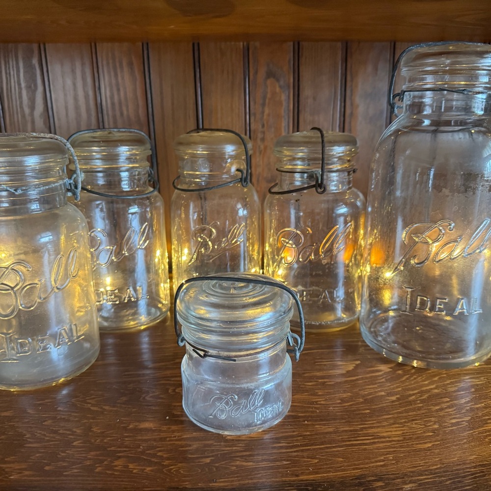 Vintage Ball Mason Jars Set